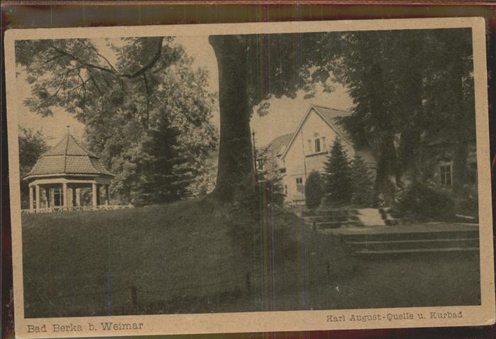 Bad Berka Karl August Quelle Kurbad