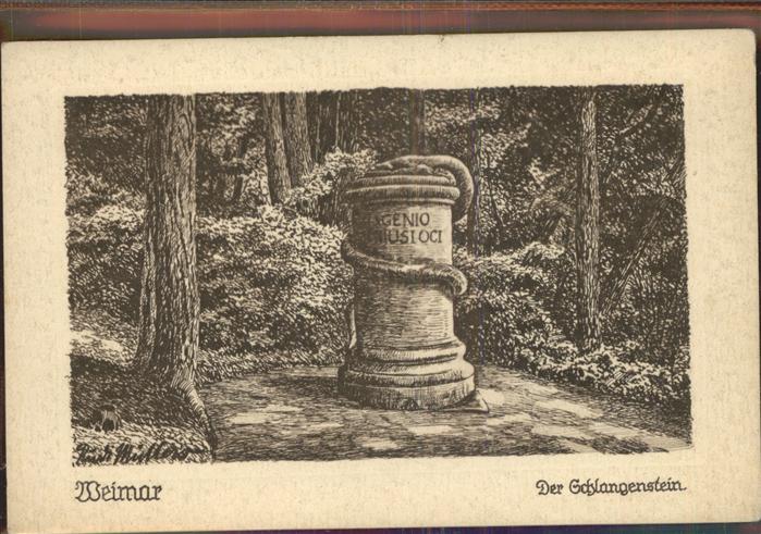 Weimar Thueringen Schlangenstein