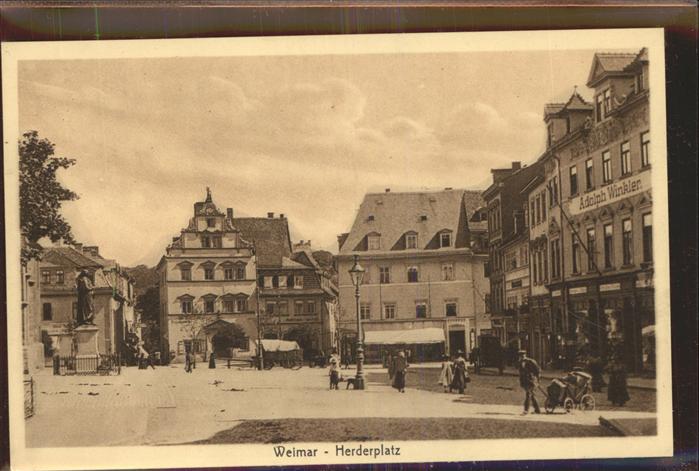 Weimar Thueringen Herderplatz