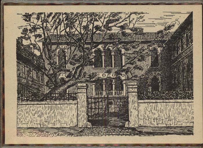 Weimar Thueringen Künstlerkarte Verschwundenes Weimar Kur