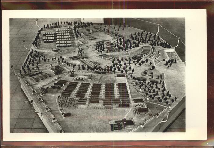 Weimar Thueringen Buchenwald Modell-Lager