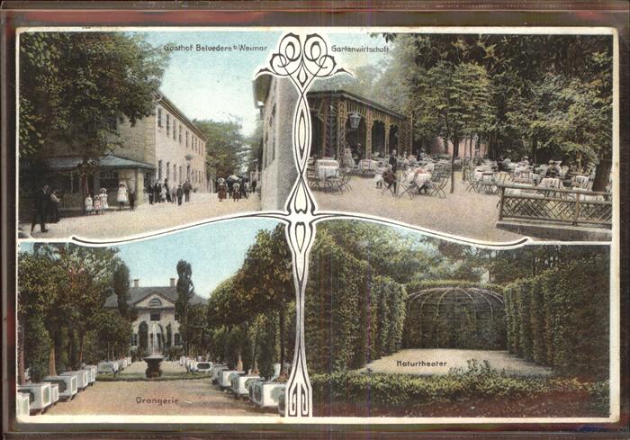 Weimar Thueringen Gartenwirtschaft Naturtheater Gasthof B