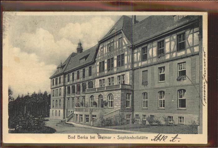 Bad Berka Sophienheilstätte