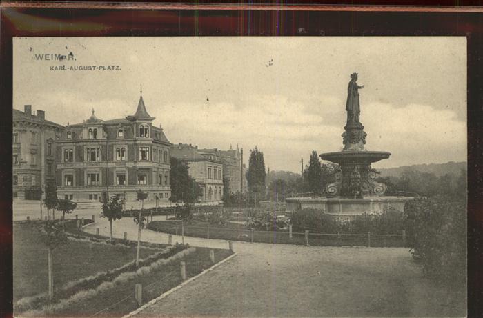 Weimar Thueringen Karl-August-Platz