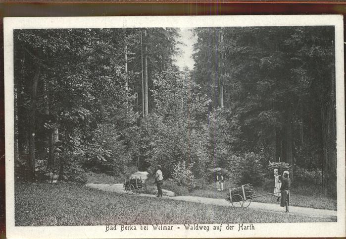 Bad Berka Waldweg Harth