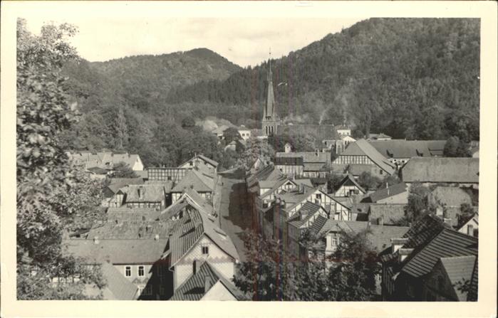 Ilfeld Ilfeld Suedharz Blick vom Steinberg