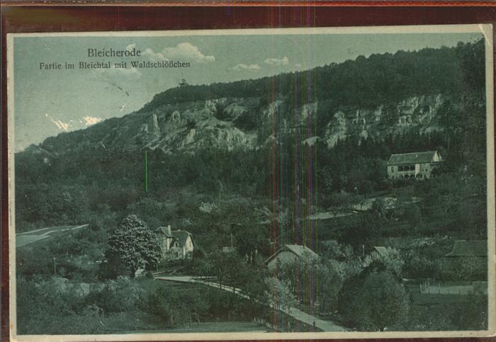 Bleicherode Bleichtal mit Waldschlösschen