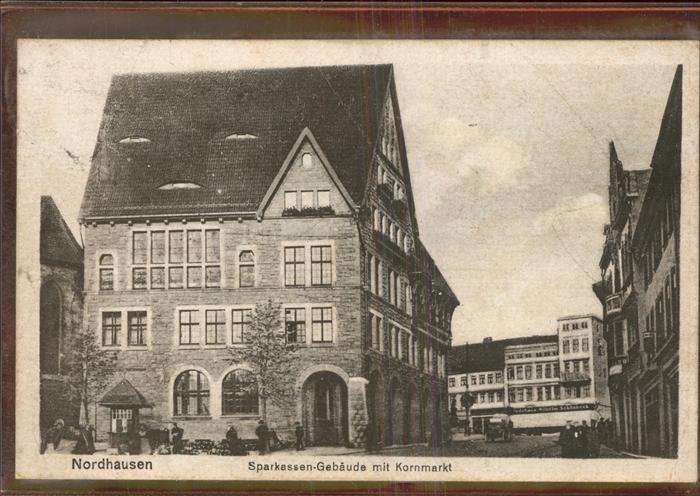Nordhausen Thueringen Sparkasse Kornmarkt