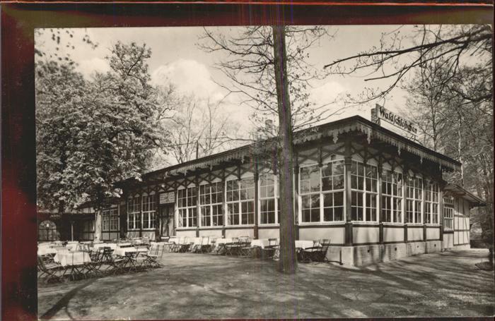 Nordhausen Thueringen Gehege Restaurant Waldschlösschen Garte