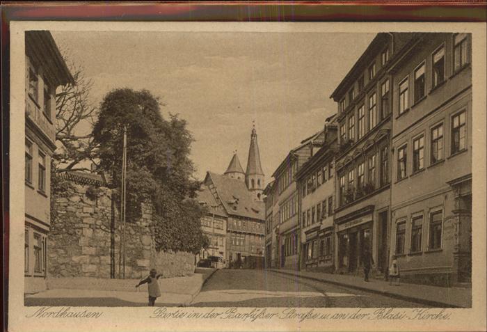 Nordhausen Thueringen Barfuesserstrasse Kind Kirche