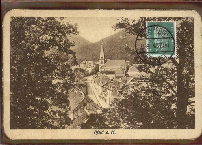 Ilfeld Ilfeld Suedharz Panorama Vogelperspektive