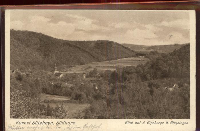 Suelzhayn Gipsberge Gleysingen