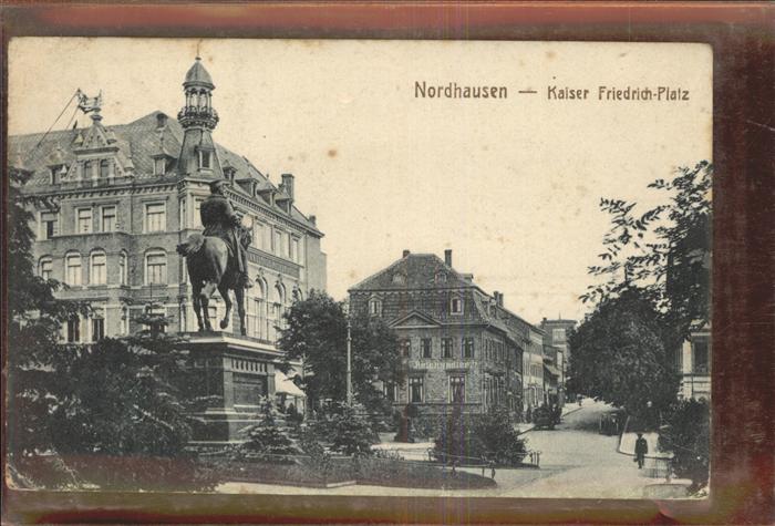 Nordhausen Thueringen Kaiser-Friedrich-Platz Denkmal