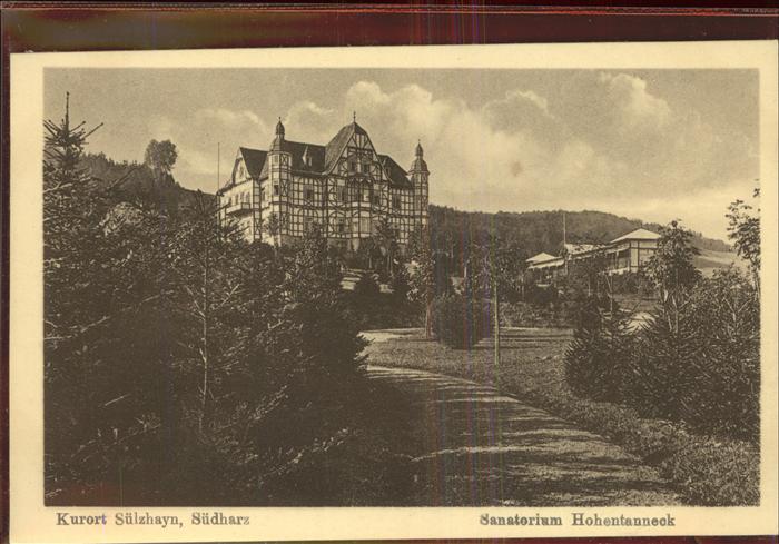 Suelzhayn Sanatorium Hohentanneck