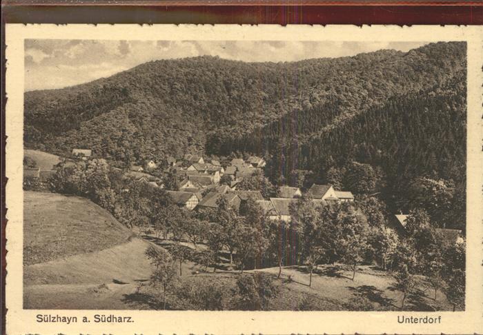 Suelzhayn Panorama Vogelperspektive Unterdorf