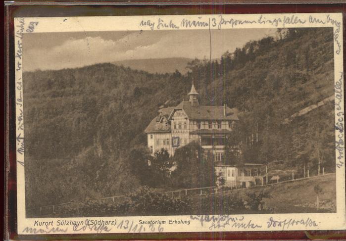 Suelzhayn Sanatorium Erholung