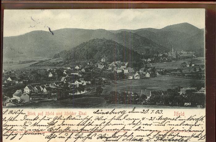 Ilfeld Ilfeld Suedharz Panorama Vogelperspektive