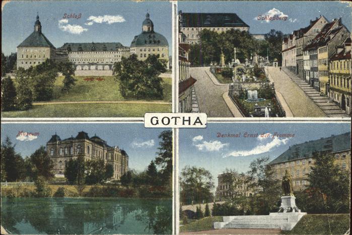 Gotha Thueringen Schlossberg Schloss Museum Denkmal Erns