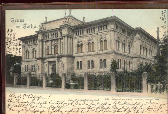 Gotha Thueringen Neue Lebensversicherungsbank