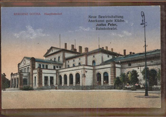 Gotha Thueringen Hauptbahnhof