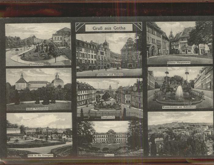 Gotha Thueringen Wasserkünste Arnoldiplatz Schloss Fried