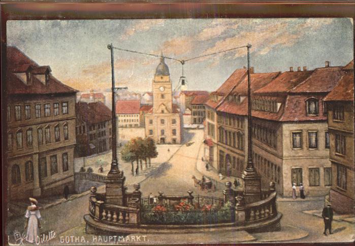 Gotha Thueringen Hauptmarkt