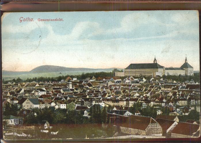 Gotha Thueringen Gesamtansicht