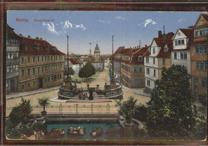 Gotha Thueringen Hauptmarkt