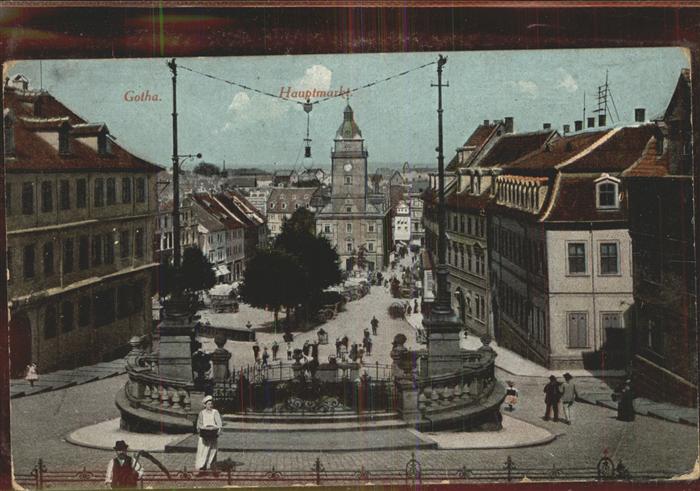 Gotha Thueringen Hauptmarkt
