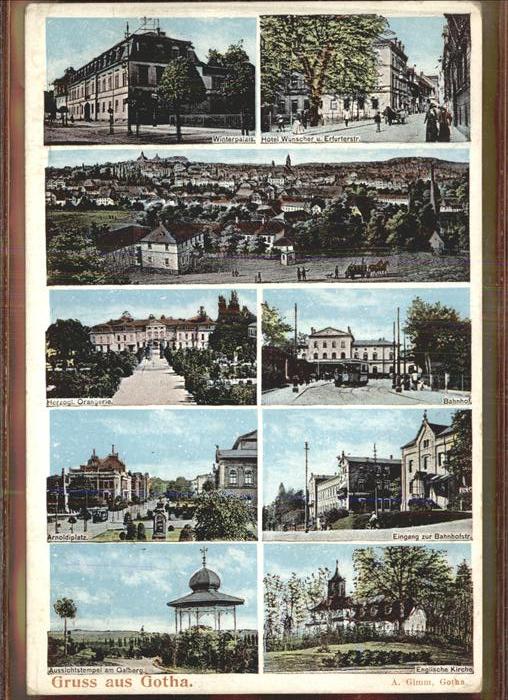Gotha Thueringen Winterpalais Arnoldiplatz Orangerie Bah