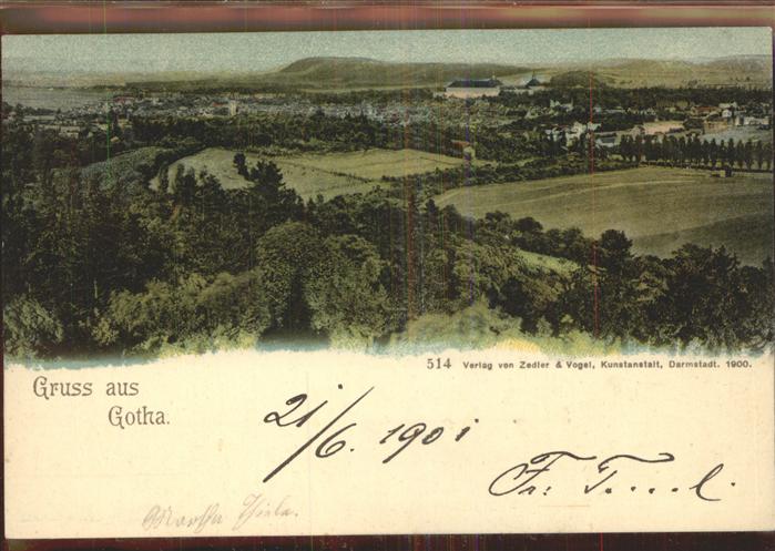 Gotha Thueringen Panorama