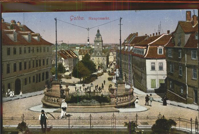 Gotha Thueringen Hauptmarkt