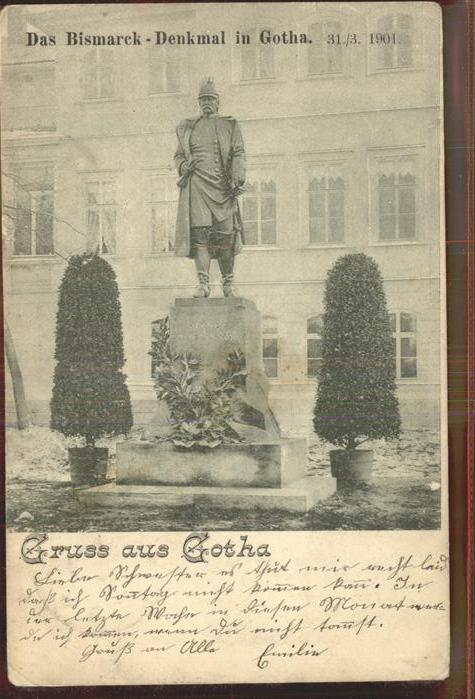 Gotha Thueringen Bismarck-Denkmal