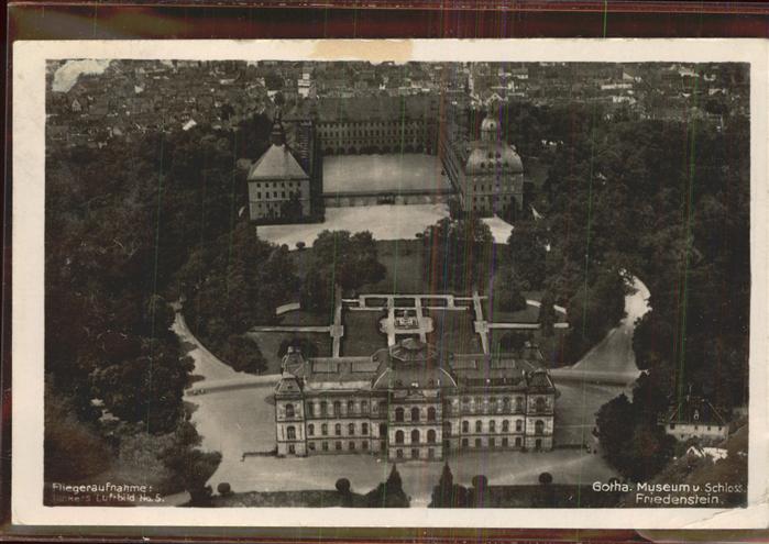 Gotha Thueringen Museum Schloss Luftbild