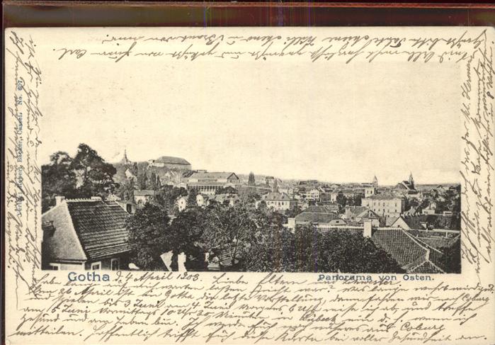 Gotha Thueringen Panorama