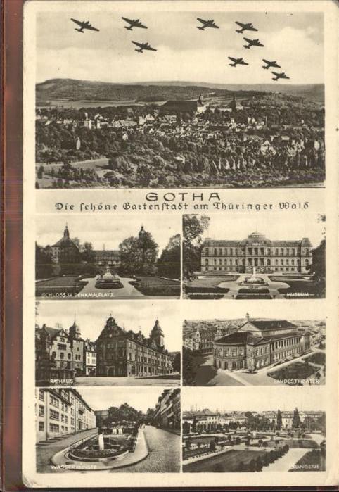 Gotha Thueringen Museum Schloss Rathaus Wasserkünste