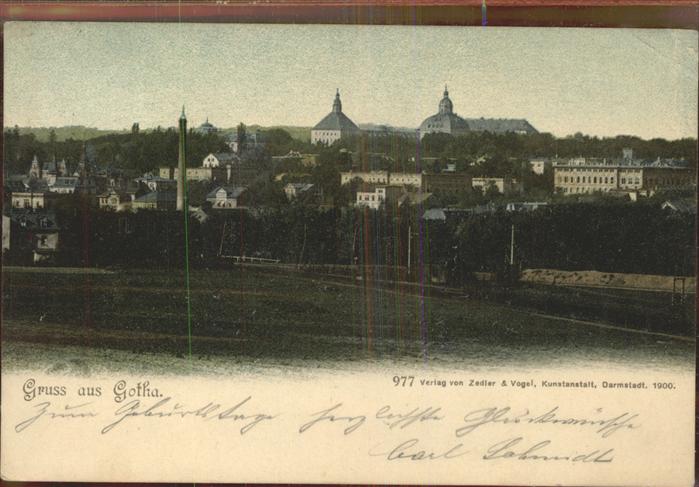 Gotha Thueringen Teilansicht
