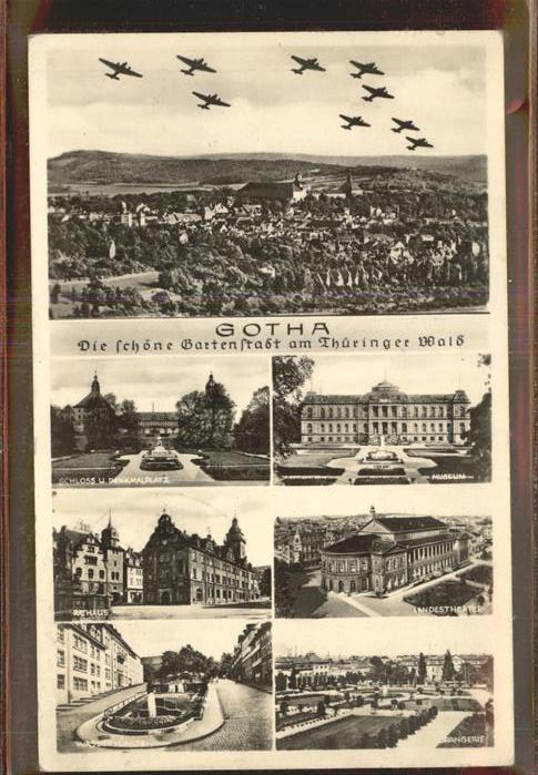 Gotha Thueringen Schloss Denkmalplatz Museum Rathaus Ora