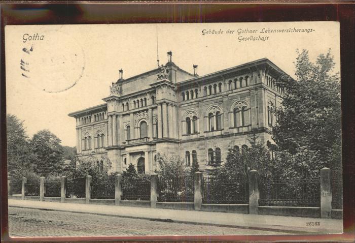 Gotha Thueringen Gothaer Lebensversicherungsgesellschaft