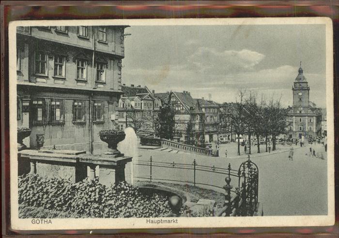 Gotha Thueringen Hauptmarkt