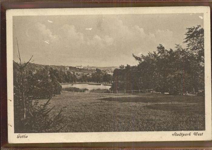 Gotha Thueringen Stadtpark West