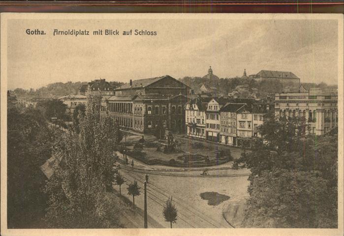 Gotha Thueringen Arnoldiplatz Schloss