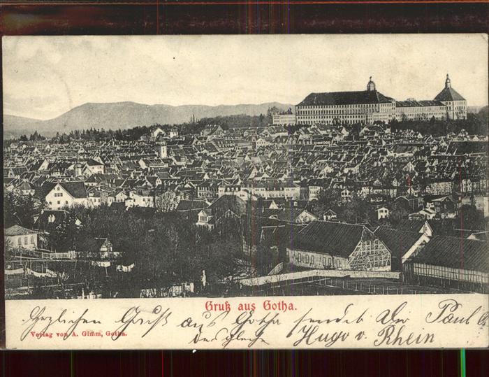 Gotha Thueringen Gesamtansicht