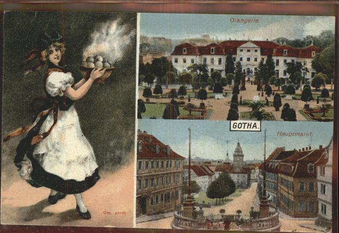 Gotha Thueringen Orangerie Hauptmarkt