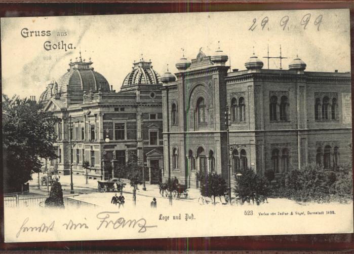 Gotha Thueringen Loge Post