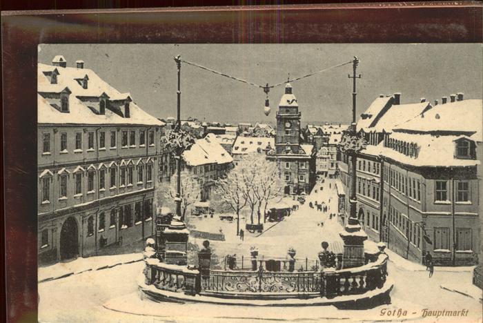 Gotha Thueringen Hauptmarkt