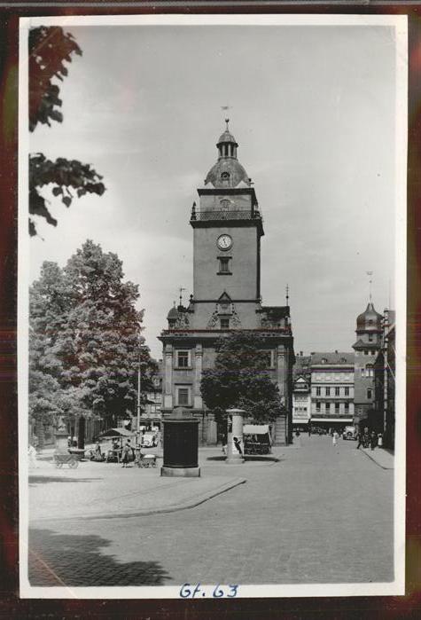 Gotha Thueringen Hauptmarkt Rathaus