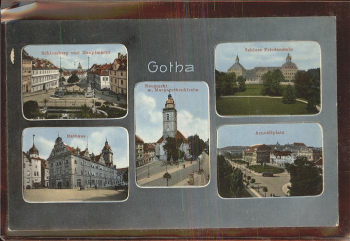 Gotha Thueringen Schloss Friedenstein Arnoldiplatz Ratha