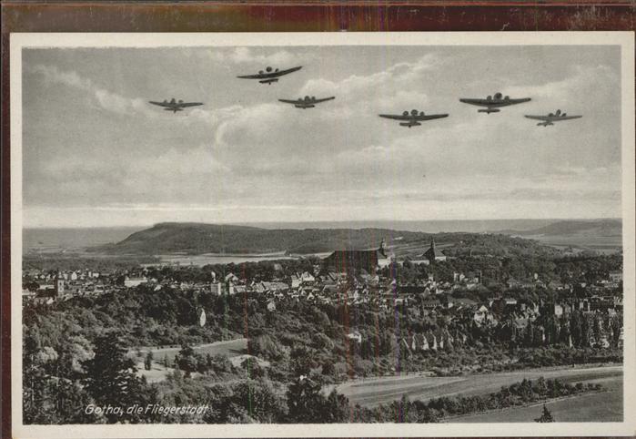 Gotha Thueringen Luftbild Flugzeuge