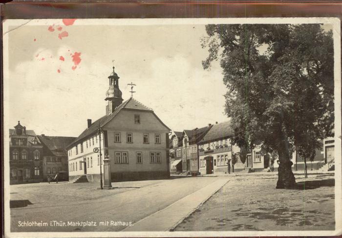 Schlotheim Marktplatz Rathaus